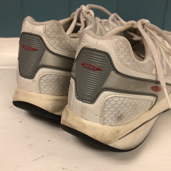 MBT Sport 3X White Rocker Bottom Lace Up Sneaker Womens US‎ Size 9 EUR 40 - Picture 4 of 7